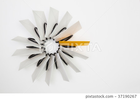 Propeller of white  and color envelopes 37190267