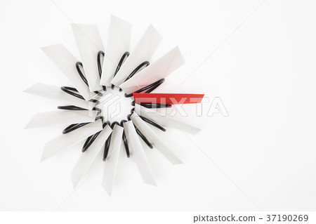 Propeller of white  and color envelopes 37190269