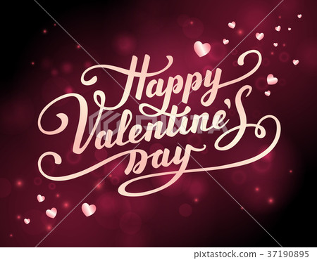 Valentine s Day greeting card. 37190895