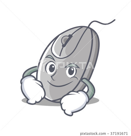 Mouse Smirk Smirking mouse character cartoon style - Stock Illustration [37191671 ...