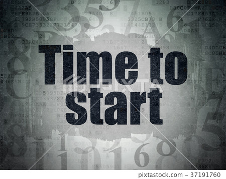 Timeline concept: Time to Start on Digital Data Timeline concept: Time to Start on Digital Data 37191760