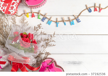 red rose bouquet with gift box and valentine's day red rose bouquet with gift box and valentine's day 37192536
