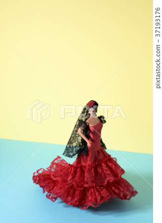 spanish doll dressed as a typical flamenco dancer spanish doll dressed as a typical flamenco dancer 37193176