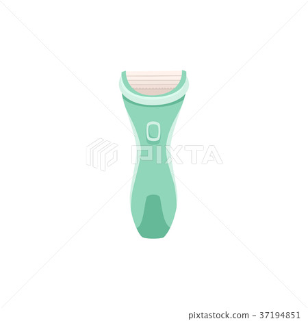 Flat icon of lady reusable lady shaving razor Flat icon of lady reusable lady shaving razor 37194851