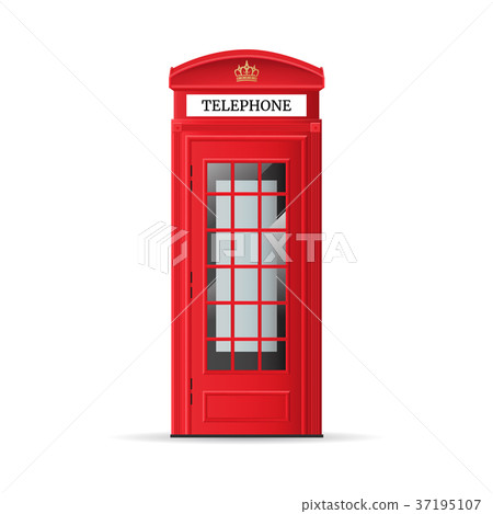 Realistic Detailed 3d Red London Phone Booth 37195107