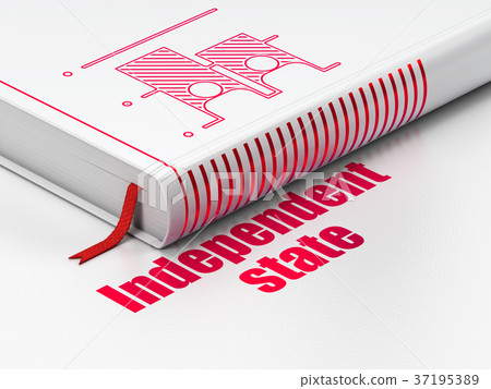 Politics concept: book Election, Independent State Politics concept: book Election, Independent State 37195389
