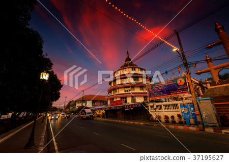 Wat Phayap at dusk, Korat Wat Phayap at dusk, Korat 37195627
