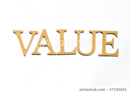 Wood letter compose in value word Wood letter compose in value word 37195681
