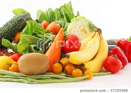 Fresh vegetables and fruits Fresh vegetables and fruits 37195996