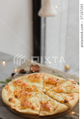 Khachapuri - traditional Georgian bread. Homemade 37197283