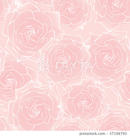 Floral seamless pattern. Flower rose background. Floral seamless pattern. Flower rose background. 37198793