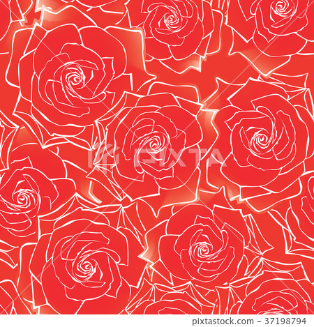 Floral seamless pattern. Flower rose background. Floral seamless pattern. Flower rose background. 37198794