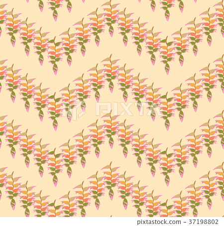 Leaves seamless pattern Abstract floral texture 37198802
