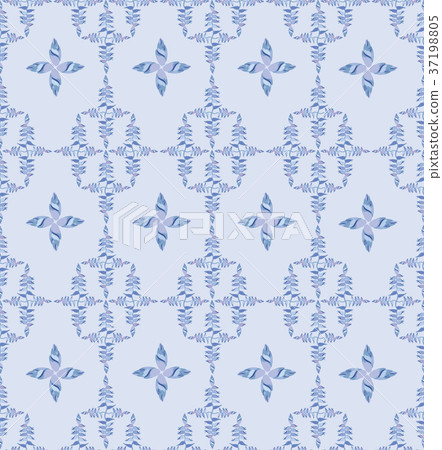 Oriental seamless pattern Abstract floral texture Oriental seamless pattern Abstract floral texture 37198805