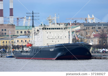 The MUDYUG icebreaker moored at the Lieutenant The MUDYUG icebreaker moored at the Lieutenant 37198927