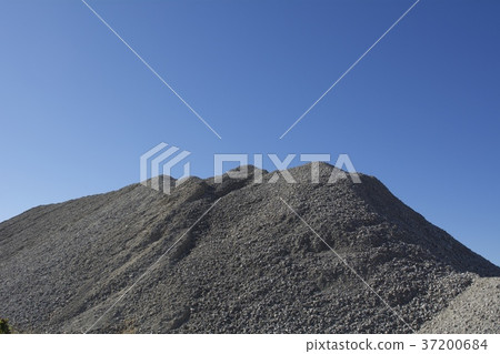 Mountain of gravel Mountain of gravel 37200684