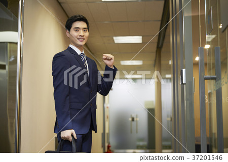 商人，辦公室，韓國人 37201546