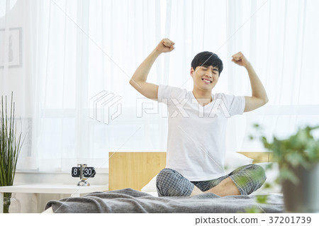 Young man, life, housing, Korean 37201739