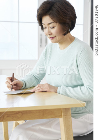 中年，母親，家庭主婦，生活，韓國人 37201946
