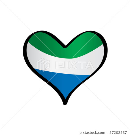Sierra Leone flag, vector illustration Sierra Leone flag, vector illustration 37202387