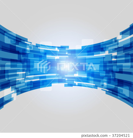Abstract blue technology new future concept Abstract blue technology new future concept 37204521
