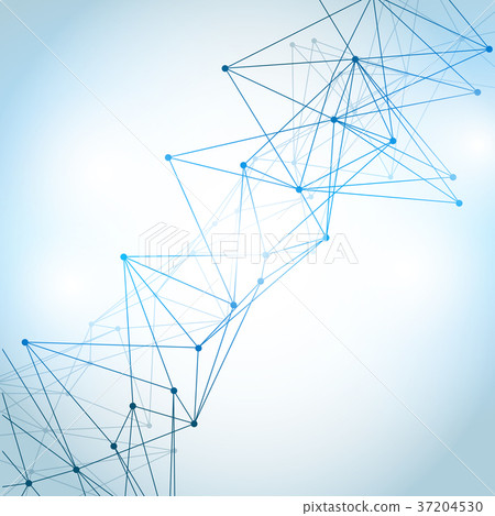 Abstract polygonal space low poly background Abstract polygonal space low poly background 37204530