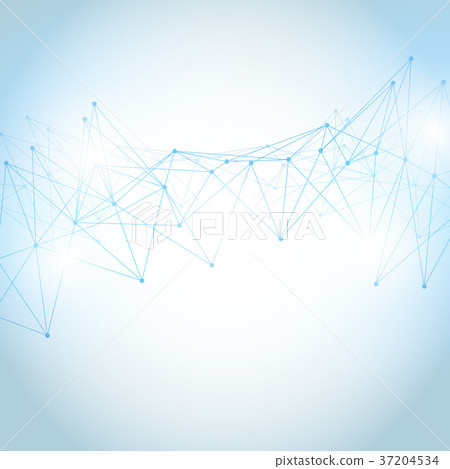 Abstract polygonal space low poly background 37204534