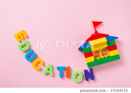 RF photo - Education object. study for chidrens. numbers, words of Korean, words of English, bricks 110 RF photo - Education object. study for chidrens. numbers, words of Korean, words of English, bricks 110 37204535