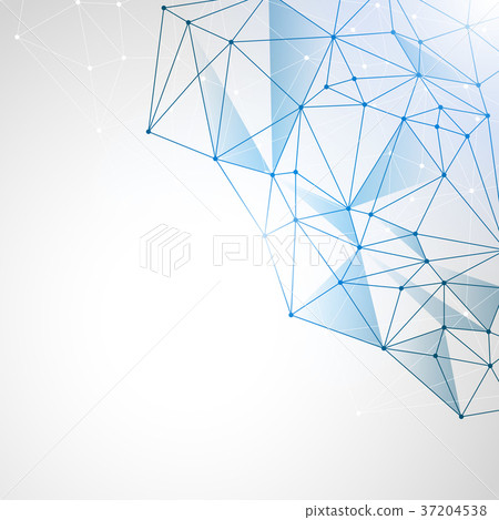 Abstract polygonal space low poly background Abstract polygonal space low poly background 37204538