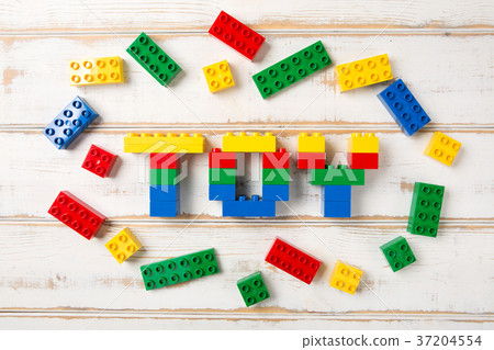RF photo - Education object. study for chidrens. numbers, words of Korean, words of English, bricks 135 RF photo - Education object. study for chidrens. numbers, words of Korean, words of English, bricks 135 37204554