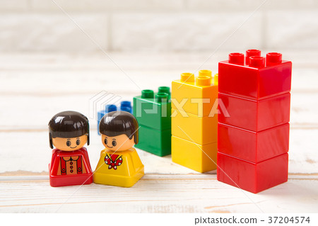 RF photo - Education object. study for chidrens. numbers, words of Korean, words of English, bricks 127 RF photo - Education object. study for chidrens. numbers, words of Korean, words of English, bricks 127 37204574
