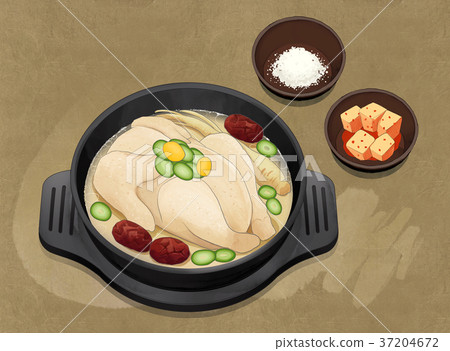 Korean food illustration 007 Korean food illustration 007 37204672