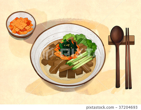 Korean food illustration 010 Korean food illustration 010 37204693