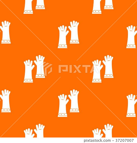 Heat resistant gloves for welding pattern seamless 37207007