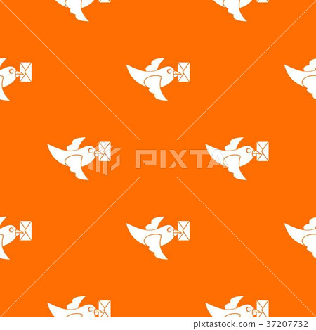 Pigeon fly with mail pattern seamless Pigeon fly with mail pattern seamless 37207732