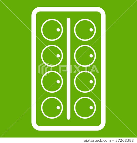 Watercolor icon green 37208398