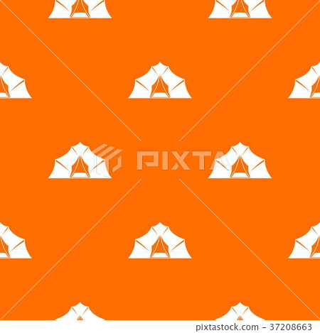 Hiking and camping tent pattern seamless 37208663