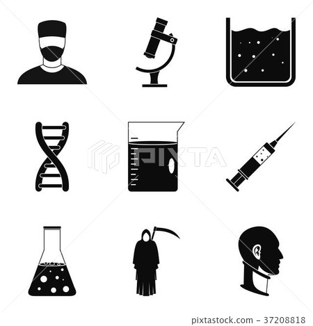 Bruise icons set, simple style - Stock Illustration [37208818] - PIXTA
