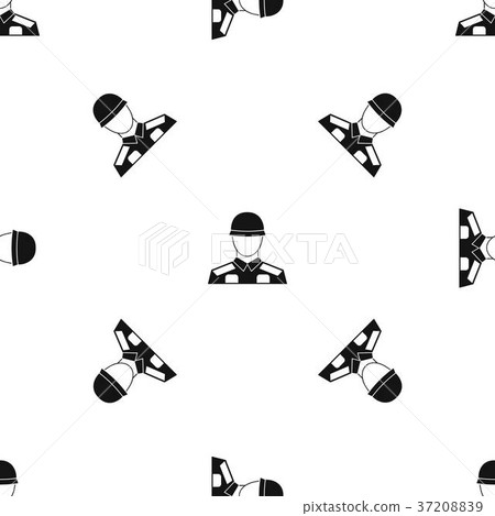 Soldier pattern seamless black 37208839