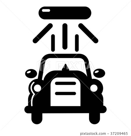 Car wash icon, simple black style Car wash icon, simple black style 37209465
