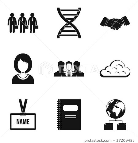 Method icons set, simple style - Stock Illustration [37209483] - PIXTA