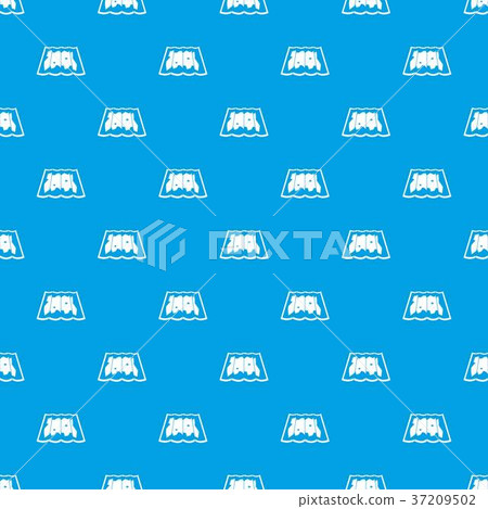 Map pattern seamless blue Map pattern seamless blue 37209502