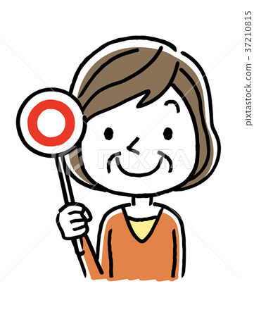 Senior lady: Answer 37210815