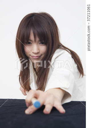 Female billiards Female billiards 37211061