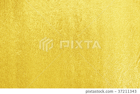 Shiny yellow leaf gold foil texture 37211343