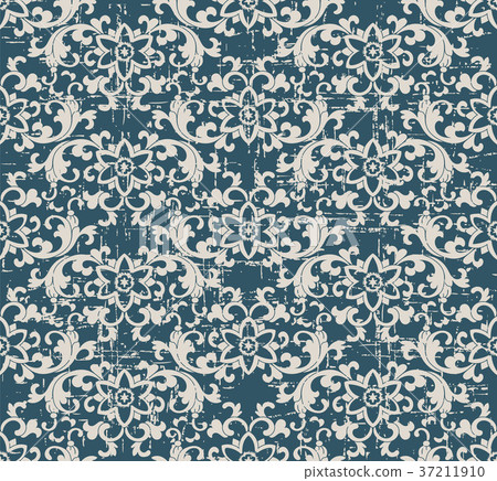 Antique Seamless retro worn out background Antique Seamless retro worn out background 37211910
