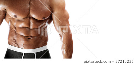 Sexy muscular bodybuilder man with perfect body Sexy muscular bodybuilder man with perfect body 37213235