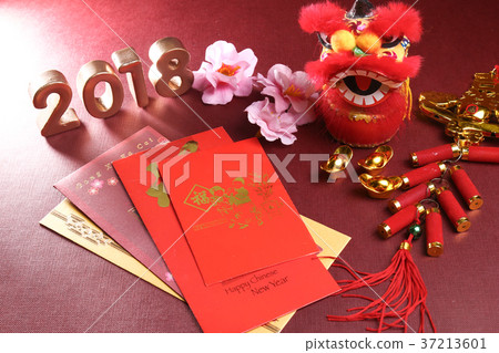 Chinese New Year decorations for year 2018 Chinese New Year decorations for year 2018 37213601