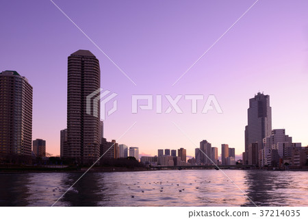 Tokyo scenery Kashiwajima Kashiwa Ohashi Tsukishima Chuo-ku, Tokyo 37214035