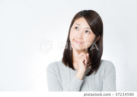 Thinking woman Thinking woman 37214590